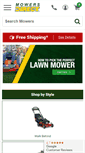 Mobile Screenshot of mowersdirect.com